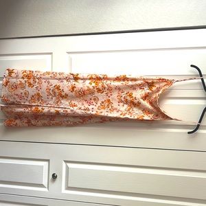 Petal & Pup Orange Floral Summer Dress